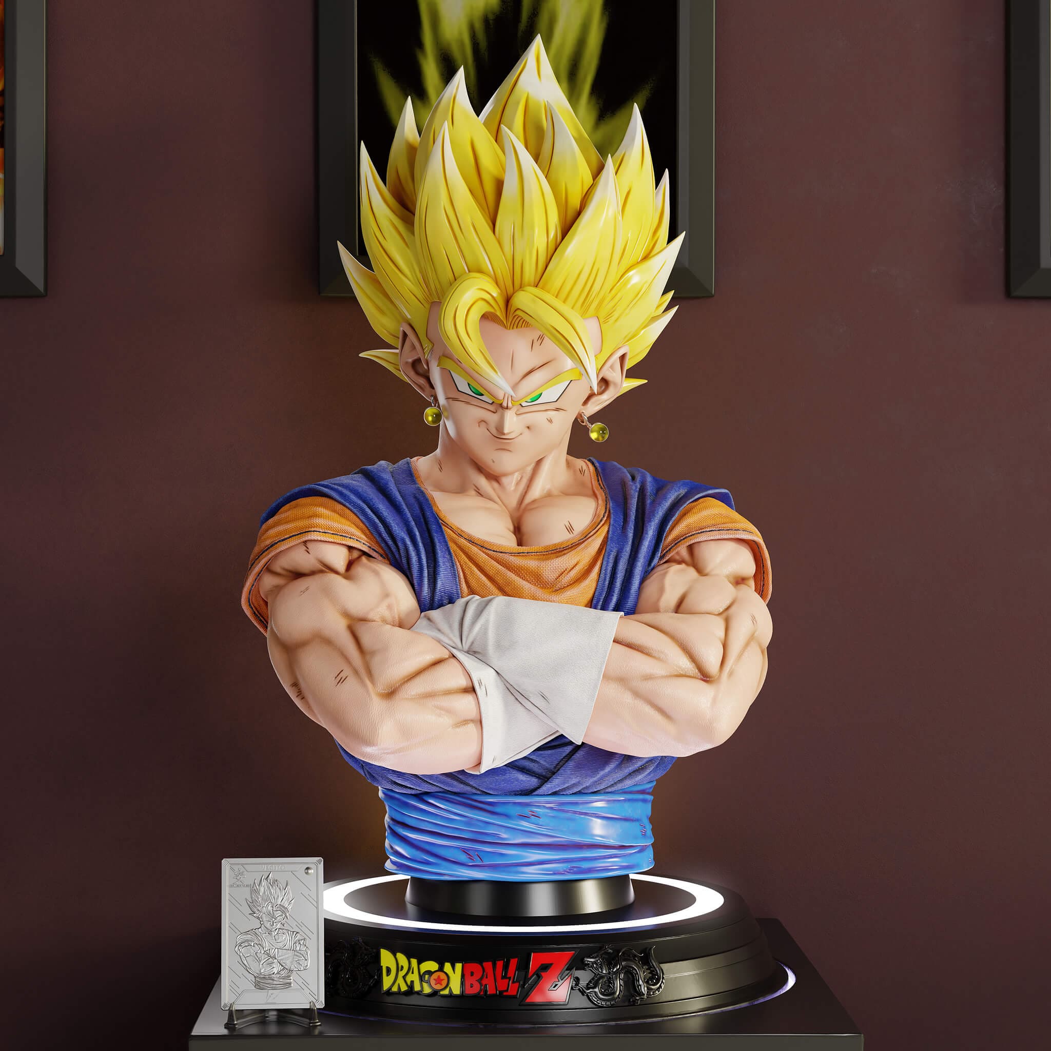 KD Collectibles - LIFE SIZE SSJ Vegito Bust