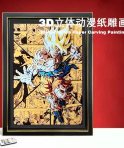 Super Saiyan-3D Stereo Picture Frame