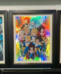 Vegeta full form-3D Stereo Picture Frame