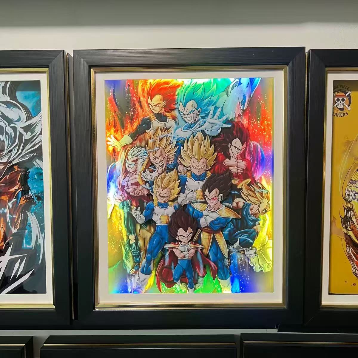 Vegeta full form-3D Stereo Picture Frame
