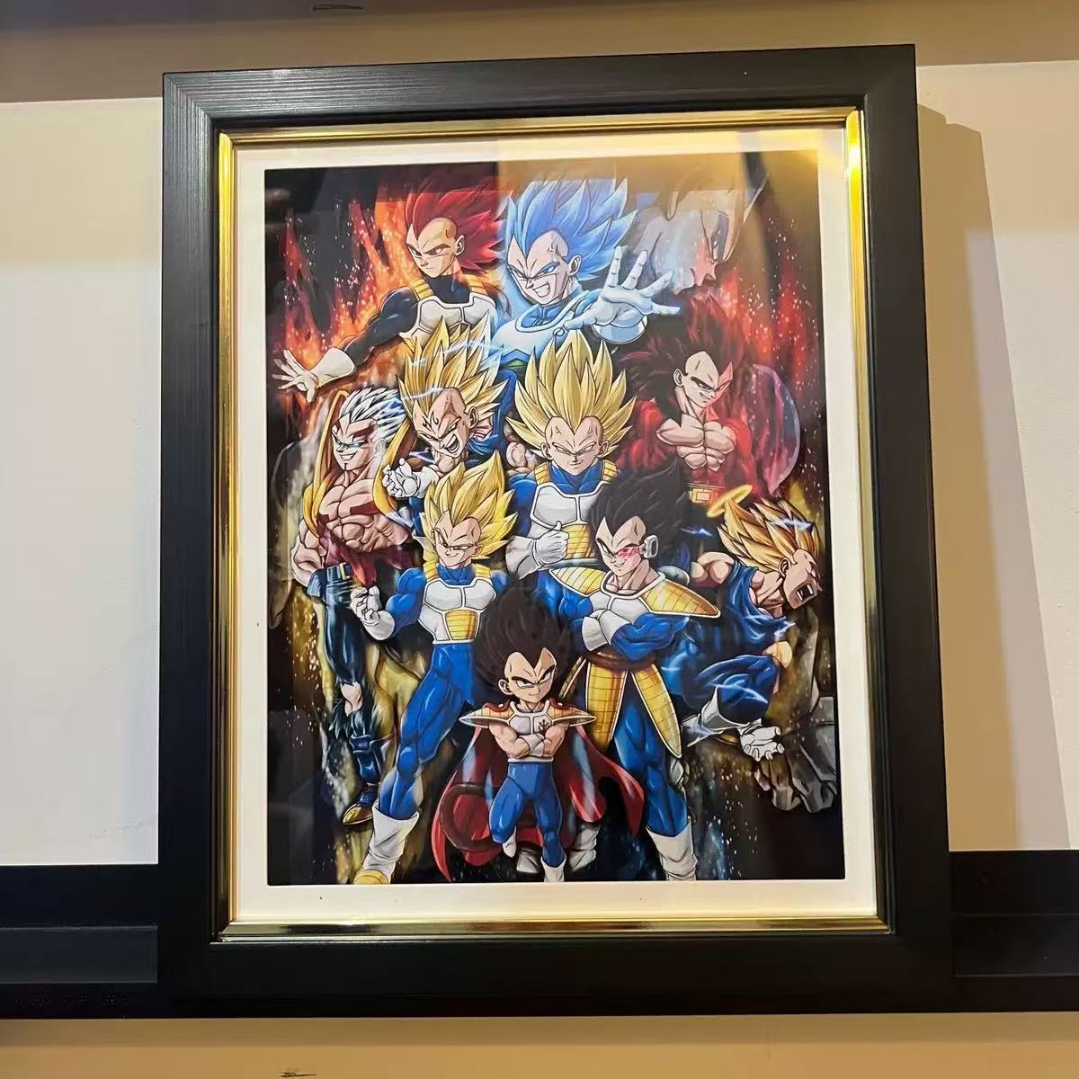 goku-vs-vegeta-3d-stereo-picture-frame