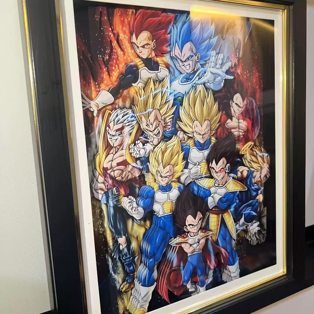 goku-vs-vegeta-3d-stereo-picture-frame