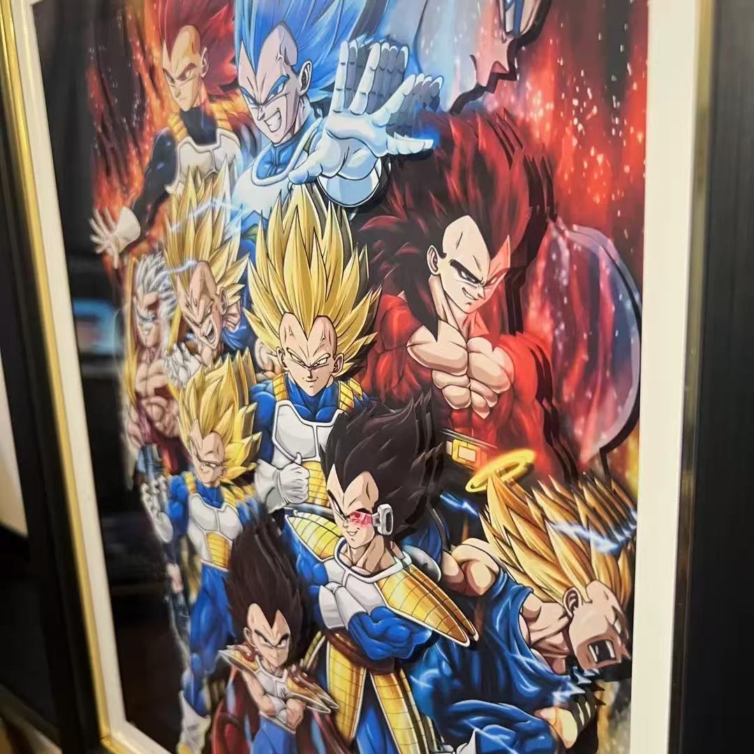 goku-vs-vegeta-3d-stereo-picture-frame