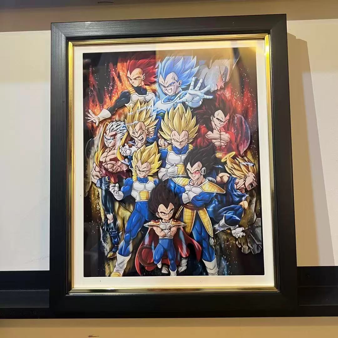 goku-vs-vegeta-3d-stereo-picture-frame
