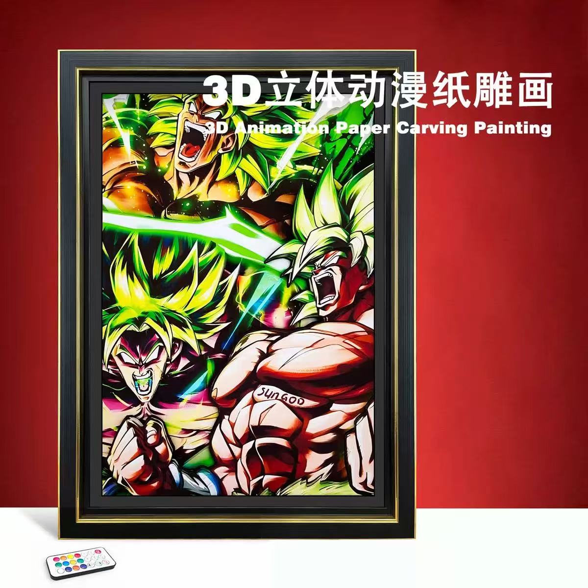 vegeta-full-form-3d-stereo-picture-frame