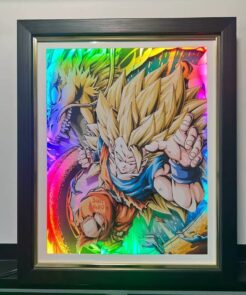 SSJ3 GOKU-3D Stereo Picture Frame