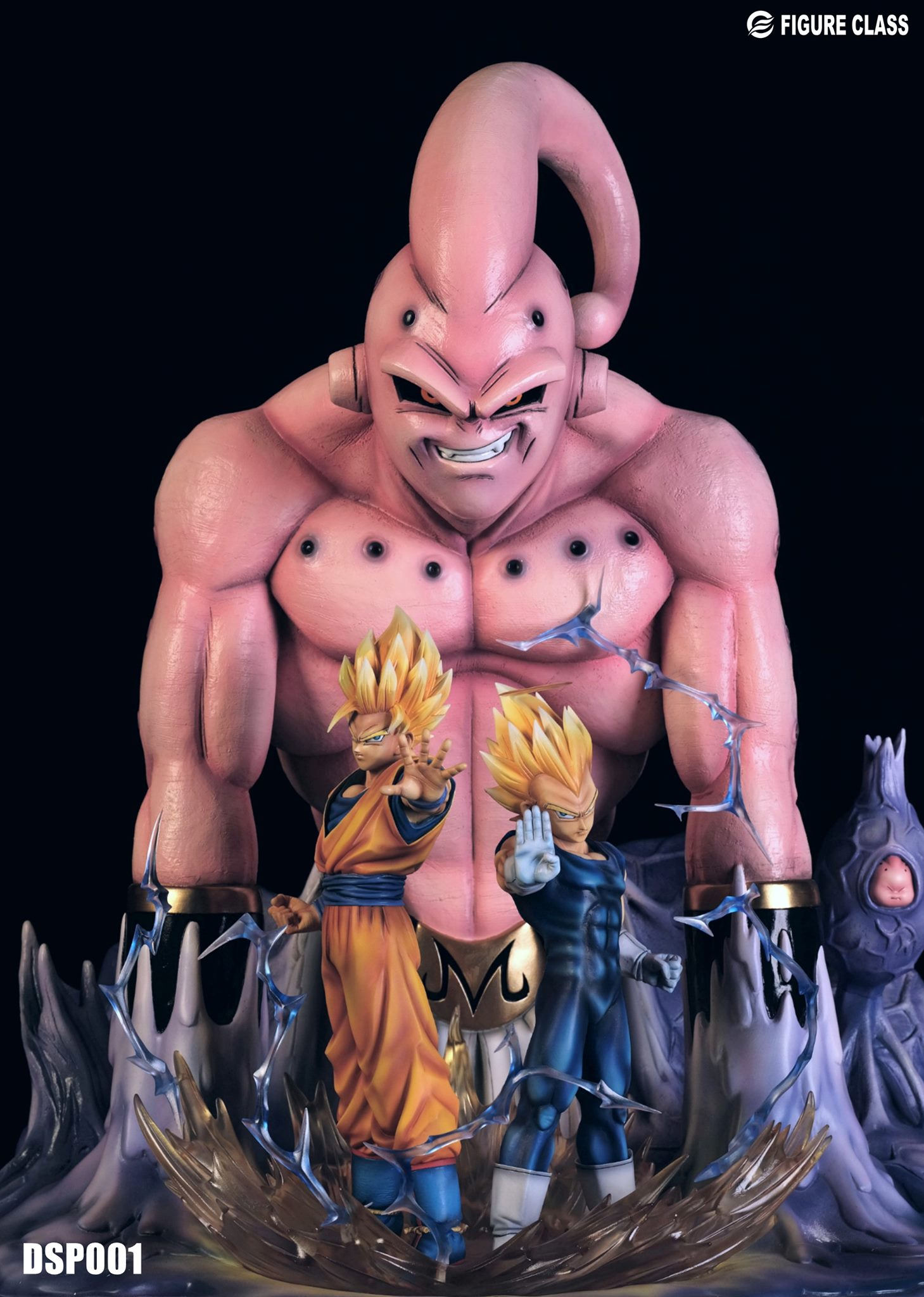 Figure Class Goku y Vegeta Vs Super Majin Buu