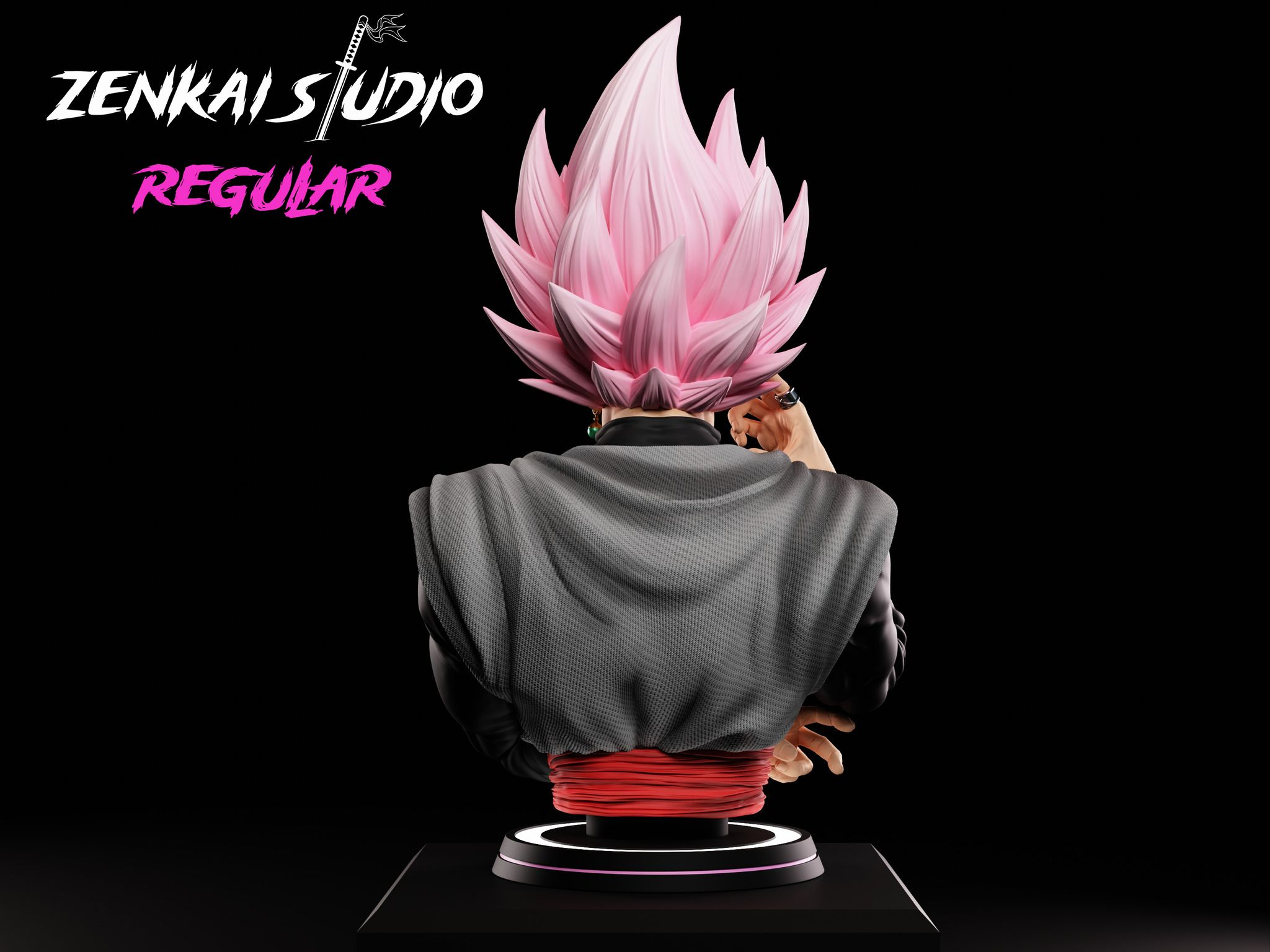 original-statue-zenkai-studio-black-goku-rose-bust