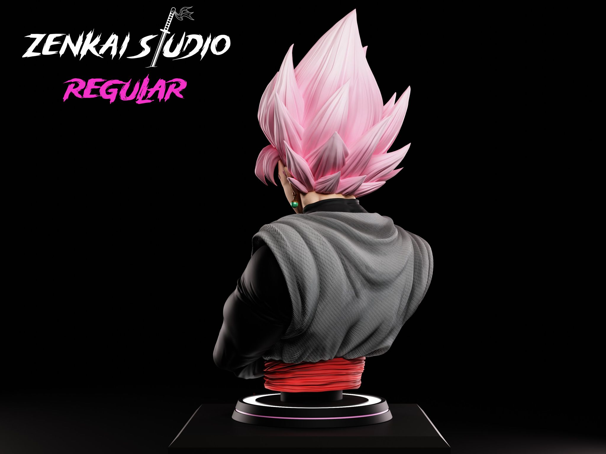 original-statue-zenkai-studio-black-goku-rose-bust